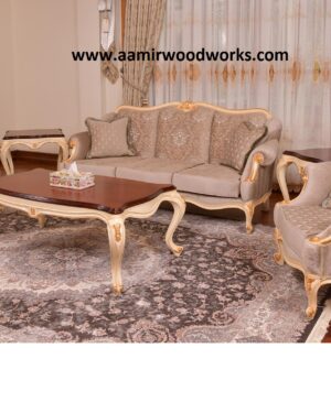 Heritage Teakwood Sofa Set – Classic Carved Royal Style