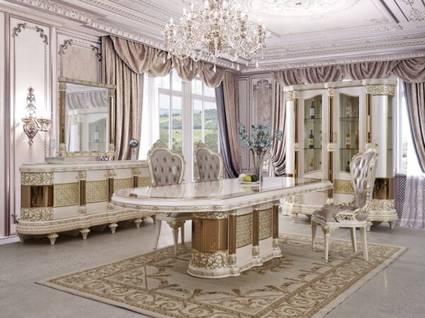 Premium Villa Dining Table – Bespoke Teakwood Craftsmanship 6-Seater ...