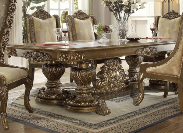 Designer Wooden Dining Set – Luxury Villa Interiors Collection 6-Seater ...