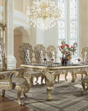 Luxury Dining Table with Chairs – Crafted for Prestigious Homes