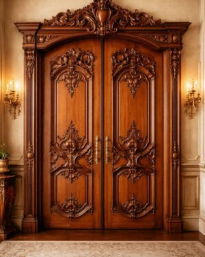Luxury Main Door with Antique Finish