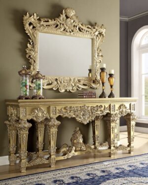 Diamond Aura Handcrafted Dressing Table