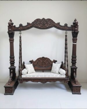 Noble Manor Carved Swing Set