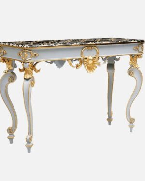 French Style Designer Handcarved Console Table