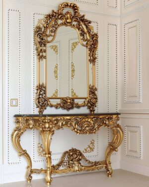 Emperor Choice Italian Style Teakwood Dressing Table